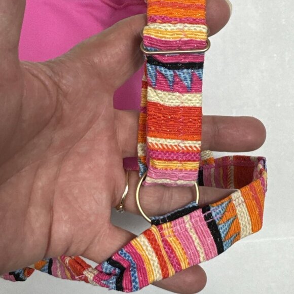 Jessica Simpson Women's L Multi Striped Swim Top NWT - Picture 7 of 13